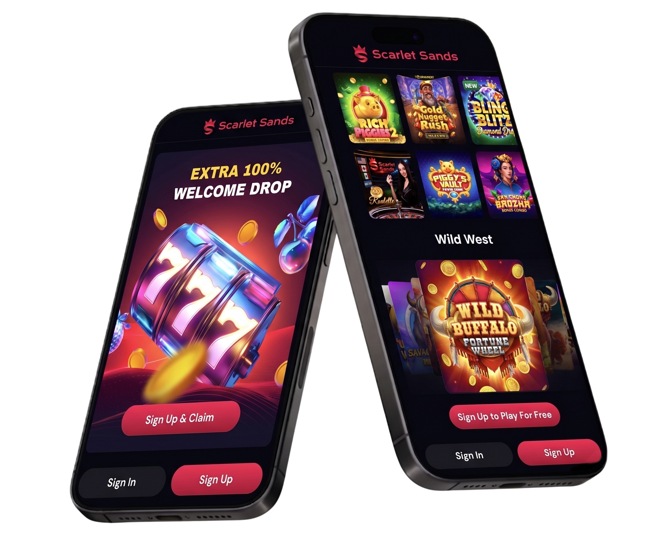 Scarletsands on mobile